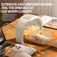 Chauffe-mains pliable à air chaud, 3 niveaux de température, chauffe-mains électrique portable, appareil de chauffage des mains pour l'hiver, pour la maison et le bureau