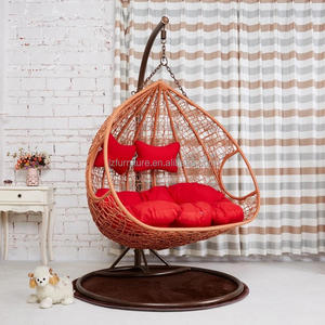 Modern Outdoor Patio Swing Chair Two Seat Patio Swing <b>Wicker</b> Swing Chair China Factory Wholesale <b>Hanging</b> Chair <b>Hanging</b> <b>Basket</b> - Product Image 4