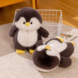 All'ingrosso peluche pinguino pantofole calde morbide pantofole animali di peluche per la <span class=keywords><strong>famiglia</strong></span> dei bambini scarpe da interno - Product Image 3