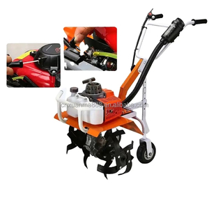 Microcultivador de 62cc, Pequeña Motocultivadora Agrícola de Gasolina, Azada Rotativa para el Hogar, Desmalezadora, Aflojadora de Suelo, Abre Zanjas, Escarificador de Campos - Product Image 3