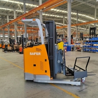 Chariot élévateur SAFER pour allées très étroites, transpalette électrique, chariot élévateur à grande portée