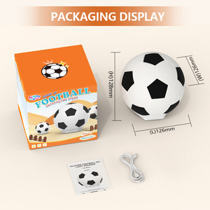 EGH 2026 Lámpara Táctil de Silicona con Forma de Balón de Fútbol 3 en 1, Luz Nocturna para Bebés y Niños, Gran Venta - Product Image 6
