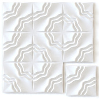 Panneau mural 3D en PVC KASARO, prix bas, noir, design extérieur imperméable, style traditionnel avec fonction anti-humidité