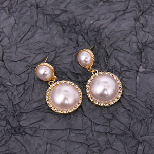 Fascia per capelli con perle da sposa fascia per capelli in tessuto di cristallo principessa abito da festa di nozze accessori per fasce per capelli <span class=keywords><strong>orecchini</strong></span> per copricapo - Product Image 6