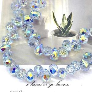Crystal Faceted Loose Beads 8mm Round Strawberry Shape For <b>Bracelet</b> Making DIY Accessories Ornament Car Pendant - Product Image 1