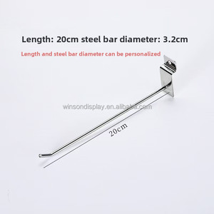 Wholesale High Quality Slat Wall <b>Display</b> <b>Hook</b> Manufacture's Best Shop Accessories - Product Image 2
