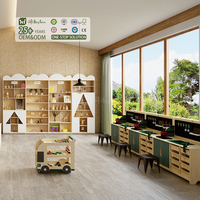 Ensemble table et chaises d'artisanat pour enfants Hikeylove, moderne, en bois, école, cuisine de jeu, design écologique