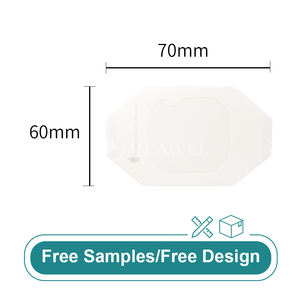 Lapisan transparan tahan air sejuk semi-berpori penutup luka I.V. Balutan fiksasi kanula - Product Image 5