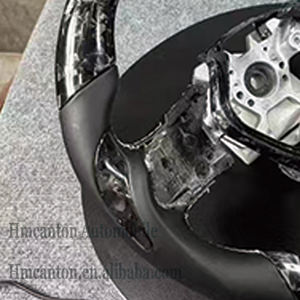 Quality Wholesale Forged Carbon Fiber Smooth Leather Grip Steering <b>Wheel</b> with for Infiniti Q50 Car Steering <b>Wheel</b> - Product Image 5