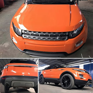 Vinilo para Envolver Vehículos, Color Naranja Cristal, Antiarañazos, de PVC y PET, en Oferta - Product Image 2