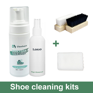 Bộ dụng cụ làm sạch giày nhanh 5 trong 1-chất tẩy rửa tác dụng nhanh, bàn chải, khăn cho giày da Giày thể thao, dụng cụ loại bỏ vết bẩn ngay lập tức - Product Image 3