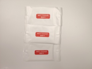 Lingettes humides personnalisées avec logo, emballées individuellement, pour hôtels, restaurants, nettoyage des mains et du visage, lingettes rafraîchissantes parfumées au <span class=keywords><strong>citron</strong></span>, portables - Product Image 2