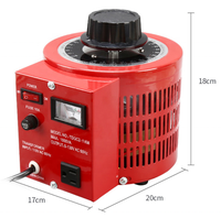 Kampa 110V 0.5KVA AC monophasé Type de contact Régulateur de tension manuel réglable Transformateur Variac