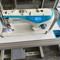 Machine à coudre industrielle Jack A3 à point noué à aiguille unique informatisée d'occasion pour tissus légers et lourds, au prix de gros