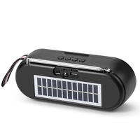 Altavoz Bluetooth con Carga Solar HF-F62, Radio FM, Bajos Potentes, Estéreo, Woofer, Altavoz Inalámbrico BT, Compatible con TF/USB