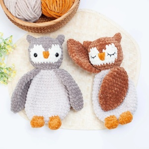 <span class=keywords><strong>Doudou</strong></span> animal en crochet, <span class=keywords><strong>hibou</strong></span> tricoté en peluche, pour le premier cadeau de bébé, 100% fait main, <span class=keywords><strong>doudou</strong></span> animaux en crochet pour bébé - Product Image 2