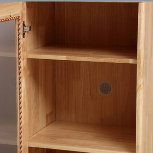 Modern Minimalist Nordic Solid Wood Living Room Cabinet With Storage Drawers And <b>Shelves</b> Natural Color Multi Functional TV <b>Unit</b> - Product Image 2