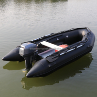 Bateau gonflable en PVC Seawalker 0.9mm 3.3M avec sol en aluminium pour la pêche à l'aviron et à la dérive