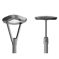 Lampe de jardin LED AC en aluminium de style élégant CHZ, IP66, 30W 40W 60W, éclairage paysager moderne pour villa