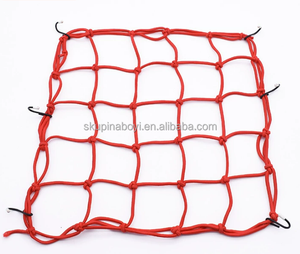 40x40cm Motocicleta 6 Ganchos Elastic Bungee Net Motocicleta Armazenamento Capacete Tanque Bagagem Malha Web Motocicleta Acessórios 5 cores - Product Image 6