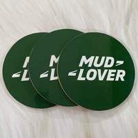 Sous-verres ronds en liège écologiques classiques imprimés sur mesure, épaisseur 5 mm, tapis de bureau gravables au laser pour la décoration de bureau