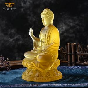 Statue <span class=keywords><strong>de</strong></span> <span class=keywords><strong>bouddha</strong></span> en cristal chinois fait à la main - Product Image 4