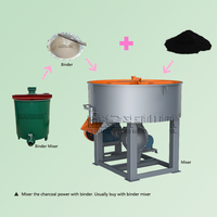 Machine de fabrication de briquettes de charbon de bois pour barbecue et chicha, de haute qualité et efficace, avec moteur AC et contrôle PLC, pour charbon de bois en poudre et lignes de production de charbon de bois.