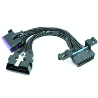 Cable de extensión de 16 pines hembra a macho/hembra, Conector de enlace de diagnóstico, Cable adaptador divisor OBD2, Volkswagen y Buick