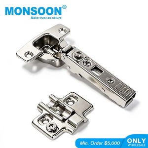<span class=keywords><strong>Bisagras</strong></span> Metálicas Ajustables 3D con Cierre Suave Automático <span class=keywords><strong>para</strong></span> Gabinetes de Cocina, Dormitorio y Muebles de Oficina en Casa - Product Image 1