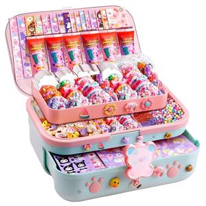 Set de Pegatinas de Goma con Forma de Pata de Gato Meng <span class=keywords><strong>Yiyi</strong></span>, Caja de Almacenamiento para Manualidades, Regalo de Cumpleaños para Niñas, Juguetes Infantiles, Compras Globales - Product Image 5