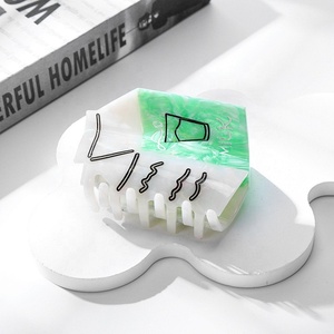 Pinza para el pelo de mujer estilo coreano 2026, nueva, con forma de comida, de acetato, para moños y peinados, accesorio con diseño de donut y croissant. - Product Image 2