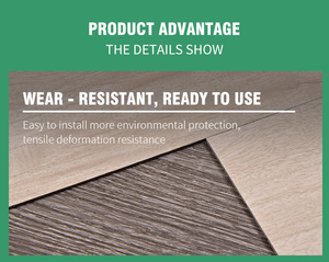 Carrelage de <span class=keywords><strong>sol</strong></span> en vinyle discount imperméable enlevant le revêtement de <span class=keywords><strong>sol</strong></span> en planche de vinyle collée à dos sec en <span class=keywords><strong>PVC</strong></span> LVT par clic - Product Image 5