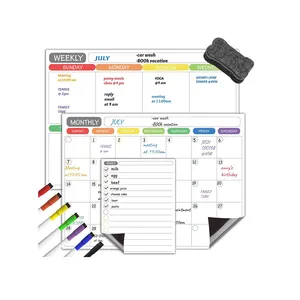 Benutzer definierte Kinder wöchentlich Magnetic Dry Erase Kalender