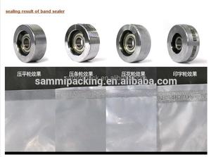 Machine de scellage continue verticale à bande automatique <span class=keywords><strong>m</strong></span>, appareil pour scellage de sacs en plastique et aluminium - Product Image 5