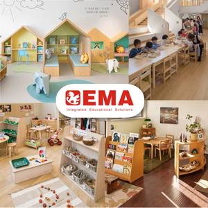 EMA Meubles en bois pour enfants Montessori Ensembles de meubles préscolaires Garde d'enfants Garderie Maternelle Salle de classe Design Pépinière - Product Image 6