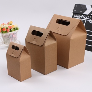 Hộp giấy kraft trắng có thể gập lại di động cho những món quà nhỏ cho đồ trang sức nước hoa bánh <span class=keywords><strong>Macaron</strong></span> kẹo snack hoặc các mặt hàng khác - Product Image 3