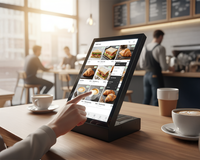 Layar Sentuh Meja Berbentuk L Android 13,3 Inci |   Layar Digital Signage IPS Kapasitif 1280x800 untuk Ritel dan Informasi
