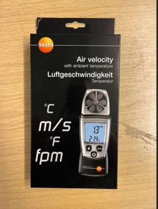 Testo 410-1 Compact Anemometer Air Flow Meter Measuring Wind Speed and Chill Testo 410 Testo Testo 550s Manifold Testo - Product Image 6
