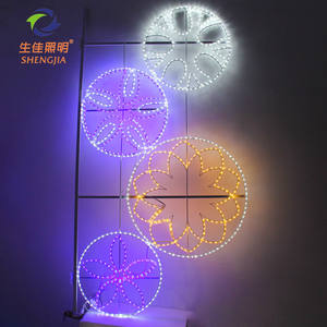 Luci Decorative Natalizie da Esterno a LED IP65 Marca ShengJia, Illuminazione Stradale 2D per Festival, Prezzo all'Ingrosso - Product Image 5