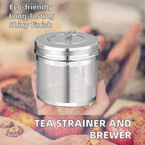 Hiện Đại Biểu tượng tùy chỉnh 304 thép không gỉ trà Infuser trà lọc và lọc cho trà lỏng - Product Image 3