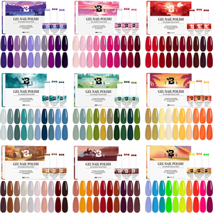 Set <span class=keywords><strong>Professionale</strong></span> di Smalti <span class=keywords><strong>Gel</strong></span> BOZLIN, Senza HEMA e TPO, Lunga Durata, Etichetta Privata Personalizzata, 150 Colori - Product Image 1