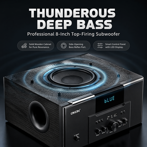5.1 Channel Home Surround Sound System Floor Standing Tower <b>Speakers</b> <b>Amplifier</b> Audio Set <b>With</b> Remote Control K10(5.1) Surround S - Product Image 6