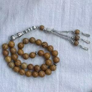 <span class=keywords><strong>Rosario</strong></span> Tesbih Clásico de 8mm, 10 Piezas, 33 Cuentas de Madera y Piedra, Pulsera Unisex para Uso Diario, Regalo, TASBIH, Éxito en Ventas Internacionales - Product Image 2
