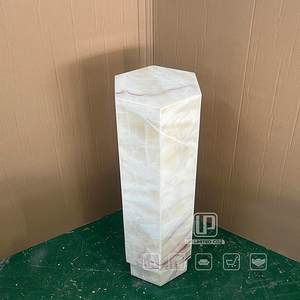 Modern Luxury Designer Bedroom Living Room Furniture Bedside Coffee <b>Tables</b> <b>White</b> <b>Marble</b> Hexagon <b>Side</b> <b>Table</b> Hexagon <b>Table</b> - Product Image 4