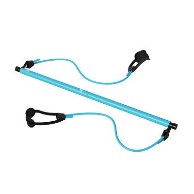 Регулируемая штанга для йоги, пилатеса, тренировок, пилатеса, набор для бара, эластичная лента, портативная штанга для упражнений, пилатеса, бара