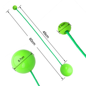 ARYDA PVC Juggling Prop Pendulum Sock Poi Wave Ball 49CM para Contact Whip Rope, No Requiere Fuente de Alimentación - Product Image 4