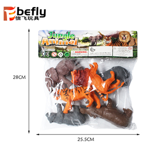Juguete de plástico vívido para niños, modelo de animal de jungla de bosque salvaje - Product Image 2