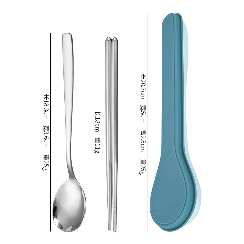 [Contrast Color] Dark and Light Blue, Three-Piece