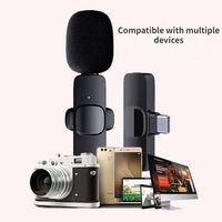 Microphone Lavalier numérique sans fil 2.4G Original nouvelle Version clair Original réduction du bruit du vent surveillance du retour de l'oreille