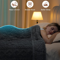 Couvertures en polaire Sherpa duveteuse à double face pour adultes Doublure intérieure super douce Techniques tissées pour le voyage